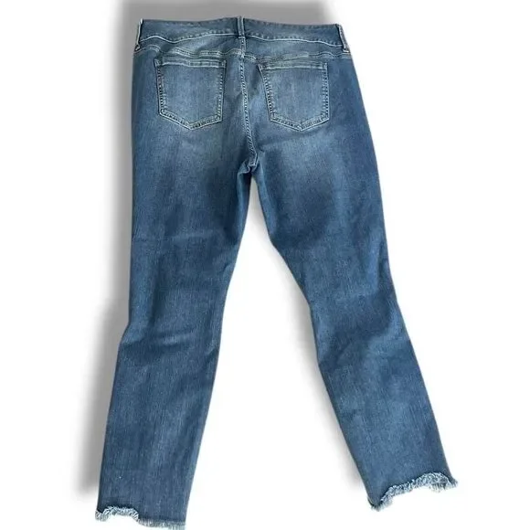 Torrid Premium Jeans Women's Plus 18R Blue Jeggings Distressed High Rise Curvy - Picture 7 of 16